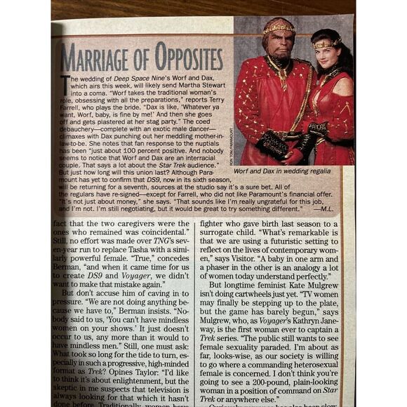 Vintage TV Guide November 8-14 1997 Vol 45 No 45 Women Of Star Trek 2 Covers Lot - Picture 6 of 12